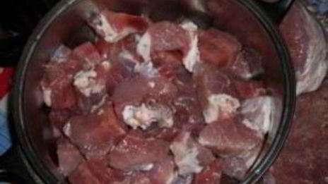 шашлык из свиной шеи