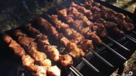 шашлык из свиной шеи