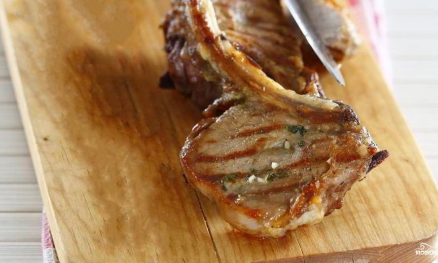 Рецепт шашлыка из телятины на косточке