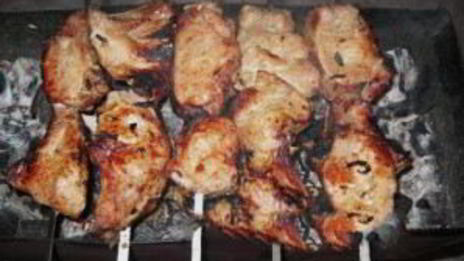 шашлык из телятины на косточке