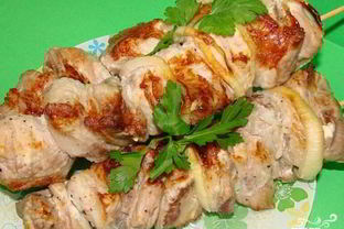 Шашлык на кефире