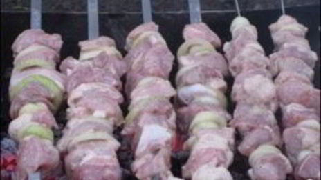 шашлык на кефире