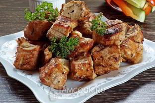 Шашлык в горчице