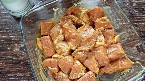 шашлык в горчице