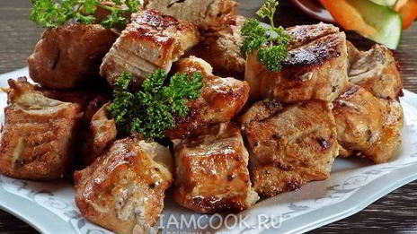 шашлык в горчице