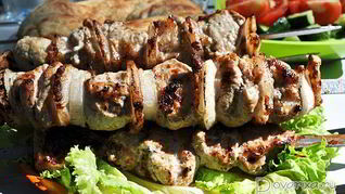 Шашлык в кефирном маринаде