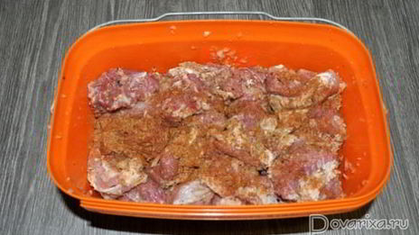 шашлык в кефирном маринаде