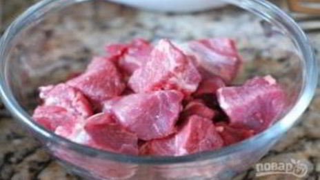 шашлык в вине