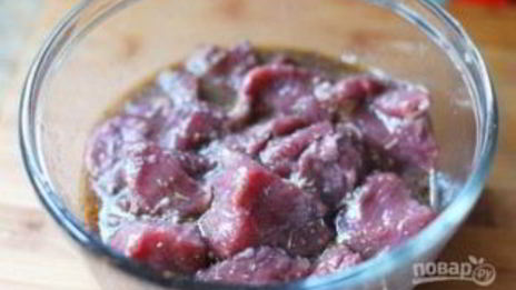 шашлык в вине