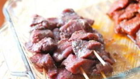 шашлык в вине