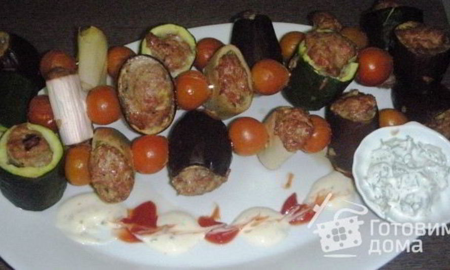 Рецепт шашлыков фаршированных пикничок