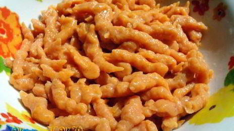 швабская домашняя лапша — томатные шпетцле