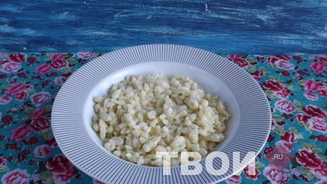 швейцарские картофельные клецки с грибным соусом