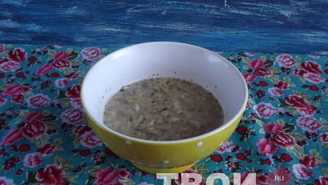 швейцарские картофельные клецки с грибным соусом