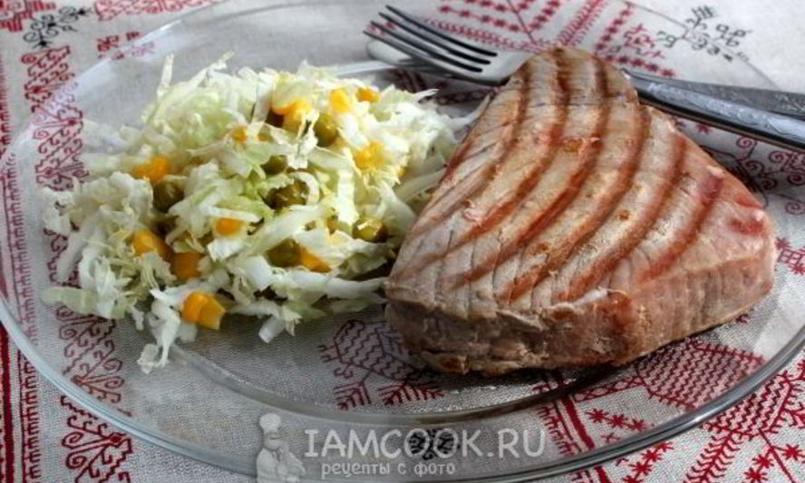 Рецепт стейка из тунца