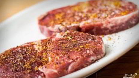 стейк рибай на сковороде