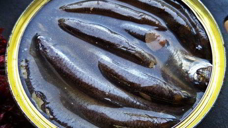 свекольный гарнир с килечкой