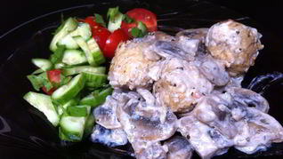 Тефтели с грибами