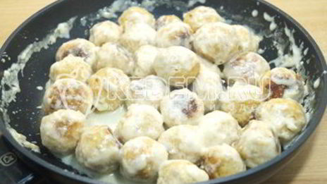 тефтели в сливочном соусе