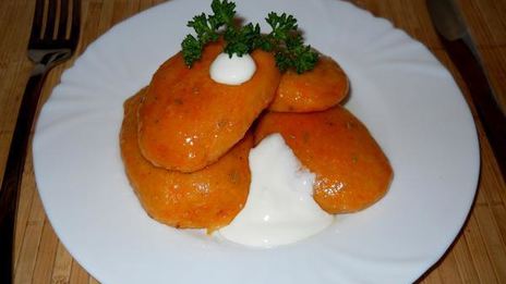 тыквенные ньокки на пару