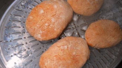 тыквенные ньокки на пару