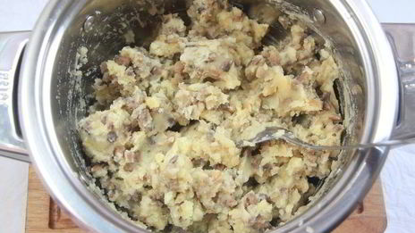 вареники с картофелем и грибами