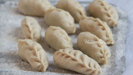 вареники с картофелем и грибами