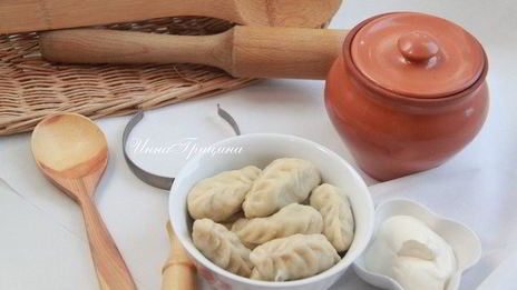 вареники с картофелем и грибами