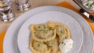 Вареники с картошкой и грибами