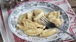 Вареники с картошкой и творогом