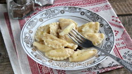 вареники с картошкой и творогом