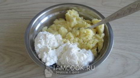 вареники с картошкой и творогом