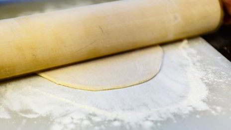 вареники с соленым творогом и зеленью