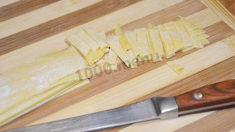 яичная лапша домашняя