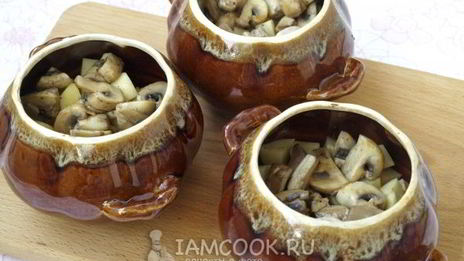 жаркое из свинины в горшочках