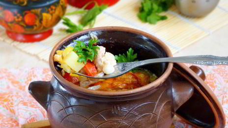 жаркое в горшочках