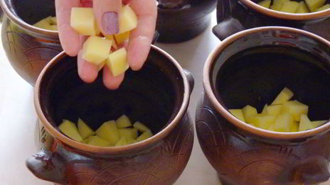 жаркое в горшочках