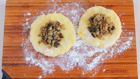 картофельные зразы с грибами
