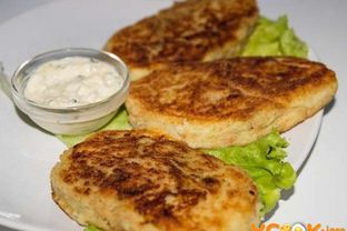 Зразы картофельные с мясом