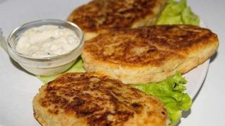 Зразы картофельные с мясом