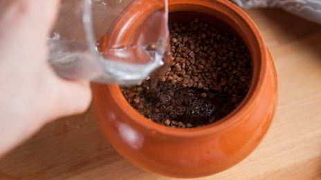 гречка с грибами