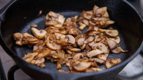 гречка с грибами