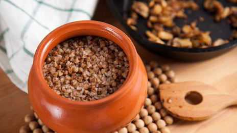 гречка с грибами