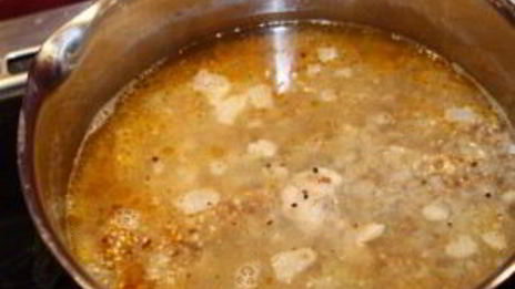 гречка с мясом