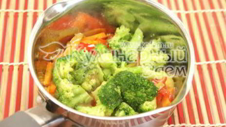 гречка с овощами