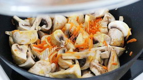 гречка с шампиньонами