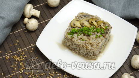 гречневая каша с грибами