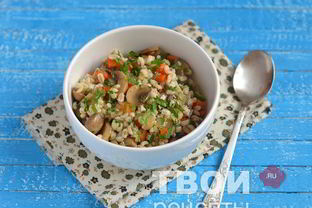 Перловая каша с грибами