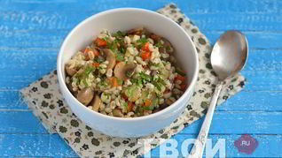 Перловая каша с грибами