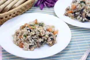 Перловка с грибами